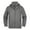 Gray, variant on hoksml Men's Softshell Jacket Fleece Lining Windproof Hooded Zip-Up Jacket Solid Color Long Sleeve Outdoor Casual Sports Coat