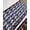Blue, variant on Red Striped Stair Treads for Wooden Steps Indoor Runner Rug Carpet, Modern Gradient Geometric Ripple Stripes 4 Pieces Peel and Stick Staircase Step Treads Covers Washable Throw Door Mats, 30"x8"