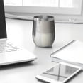 thumbnail image 3 of 12oz Stemless Wine Tumblers Black and Grey Abstract Art Artwork Vacuum Insulated Stainless Steel Travel Tumbler Cups Mug with Lid and Straw for Champaign,Cocktail,Beer with Cleaning Brush, 3 of 5
