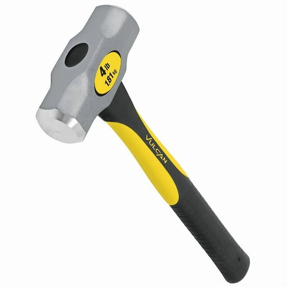 Vulcan Engineer Hammer 4 Lb Steel Head 16 In L Handle Fiberglass