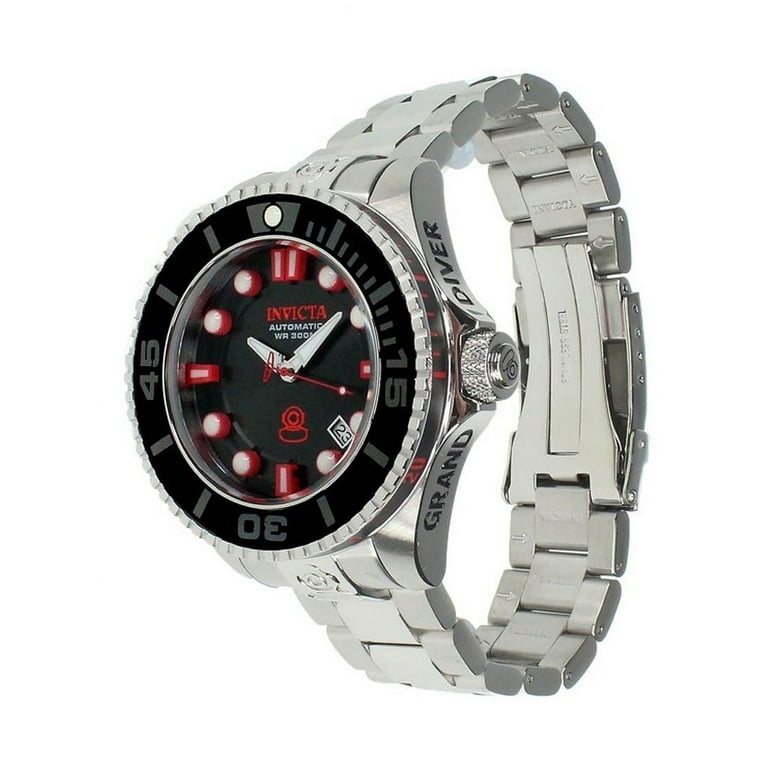 Invicta Men s 47mm Pro Diver Automatic Matt Black Dial Stainless