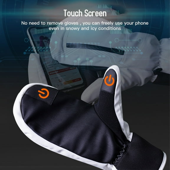 Gloves,Snow Winter Snowmobile Mittens Women Men Women Men Waterproof Mewmewcat Waterproof Snow Winter Men Waterproof Snow Qisuo