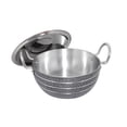 thumbnail image 1 of Kadhai with Lid Aluminium  Cookware-2500 ML, with Stainless Steel Handle, 1 of 5