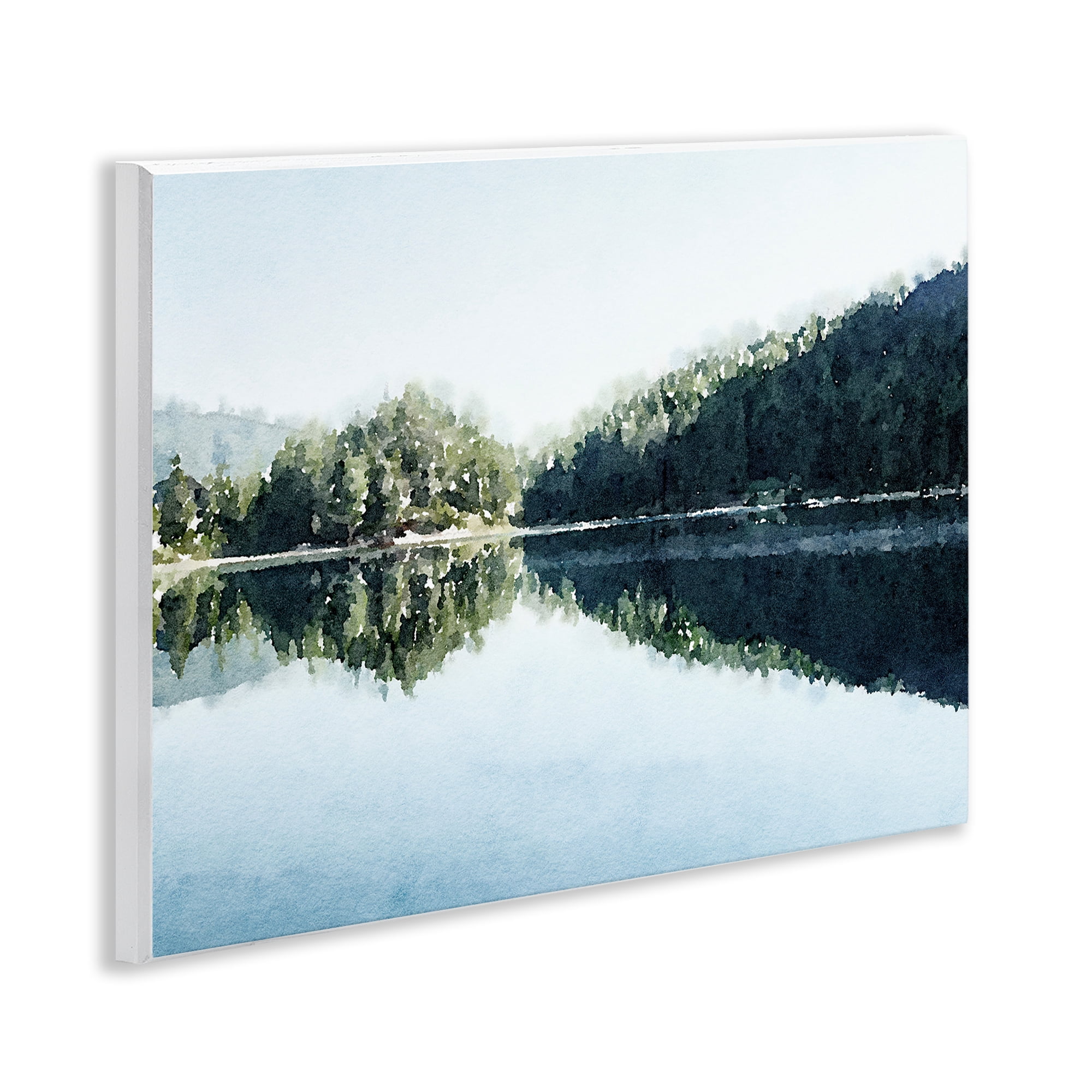 Stupell Industries Blue Lake Reflections Wall Plaque Art, design by Kim Curinga