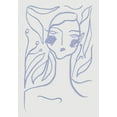 thumbnail image 2 of 1x Studio 11x14 White Modern Wood Framed Museum Art Print Titled - Gaia Lilac, 2 of 4