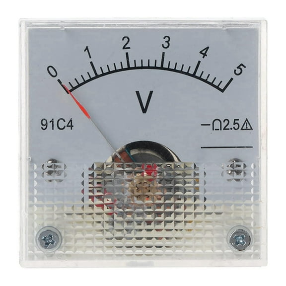 Voltmeter 91C4 for Voltmeter Analog Panel Meter Mechanical Type 5V Style