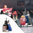 thumbnail image 3 of Figuras a Escala 1/64 perfke herramienta de garaje tren en miniatura accesorios de película ferroviaria Azul plateado, 3 of 8