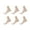 WHITE, variant on 6-Pack Unisex Massage Arch Support Performance Recovery Compression Ankle Socks