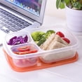 thumbnail image 4 of Lunch Containers For Adults Lunch Containers | Bento Lunch | Bento Adult Lunch | Meal Prep Container | Lunchable Container Meal Prep Glass Containers with Lids over The Door Pantry Organization And, 4 of 4