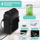 thumbnail image 4 of USB Rechargeable Mini Portable Fan With Hanging Lanyard For Outdoor Activities Black 1Pack, 4 of 4