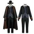 thumbnail image 2 of Disfraz de Nakahara Chuuya para cosplay, sombrero, uniforme, gabardina, pantalones, ropa de anime, 2 of 5