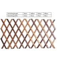 thumbnail image 3 of Rejilla de valla de pared de malla de tracción de madera para jardín de madera extendida para el hogar, 3 of 5