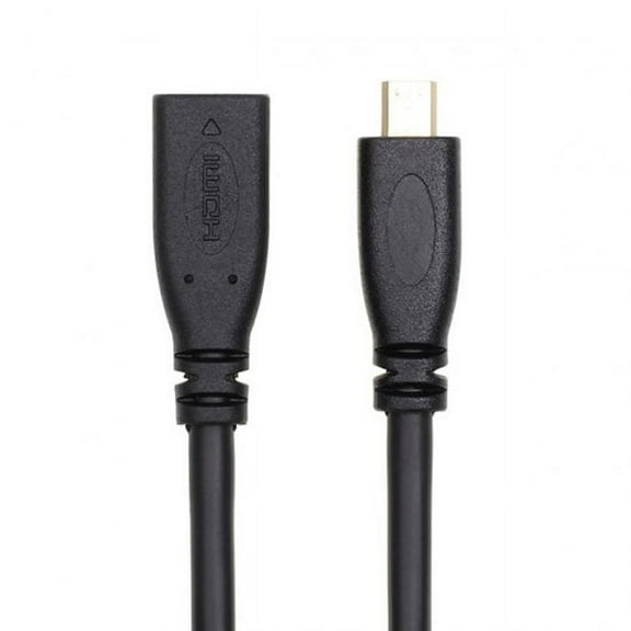 Xiwai Cable HDMI 1.4 D Type Micro HDMI Male to Micro HDMI Female M/F Extension Cable 30cm
