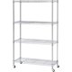 thumbnail image 1 of Classics Solid Steel Wire Shelving Storage Unit Adjustable Shelves Organizer Rack, for Home, Kitchen, Office, Garage, Bedroom, Closet, Steel, 5-Tier, 30" W x 14" D (New Model), 1 of 2