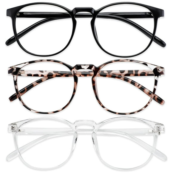 Gafas de bloqueo de luz azul Przene, paquete de 3 para mujeres y hombres