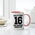 thumbnail image 4 of CafePress - This Is What 16 And Awesome Look - 11 oz Ceramic Mug - Novelty Coffee Tea Cup, 4 of 4