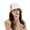 beige, variant on Warm Winter Hat Knitted Hat Women Winter Bucket Hat Thick Color Matching Soft Sun Uv Protection Short Brim Windproof Cold