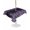 Lavender Purple Light Purple Black, variant on Outdoor Tablecloth with Umbrella Hole for Patio/Picnic/Party/Camping, Purple Lavender Waterproof Table Cloth Round Cover Washable, Spring Watercolor Wild Flowers Plant (Dia 54")