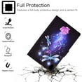 thumbnail image 2 of Allytech Case for Lenovo Tab M10 HD 2nd Gen (TB-X306X/TB-X306F), Kickstand PU Leather Shockproof Flip Wallet Auto Sleep Wake Case for Lenovo Tab M10 HD 2nd Gen 10.1" 2020, Butterfly & Floral, 2 of 6