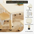 thumbnail image 4 of AKDSteel Height Adjustable Kids Table and 6 Chairs Set - Graffiti Desktop, Easy-to-Clean Arts & Crafts Table with Non-Slip Legs, Detachable Storage Box for Daycare, Classroom, and Home, 4 of 8