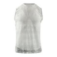 thumbnail image 5 of Tank Tops Men Summer Casual Loose Fit Lace Hollow out See through Crewneck Sleeveless Shirt Beach Tanks, 5 of 8