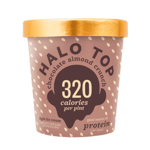 Halo Top, Chocolate Almond Ice Cream, Pint (8