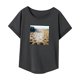 thumbnail image 3 of Camiseta para mujer, ropa de verano, camiseta básica Simple y elegante para viaje para mujer XL, 3 of 7