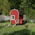 thumbnail image 3 of Little Cottage Co. 4x6 Gambrel Barn Coop, Outdoor Wood Chicken Coop Do-It-Yourself Panelized Kit, 3 of 10