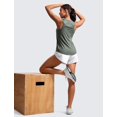 thumbnail image 3 of Musculosa CRZ YOGA Racerback sin mangas gris M, 3 of 4