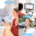 thumbnail image 5 of RUXAN Portable Pocket Fan with USB Rechargeable Battery 3 Speed Handheld Fan Lanyard Personal Desk Table Fan for Daily,Travel, Outdoors, Hiking, Camping, 5 of 12