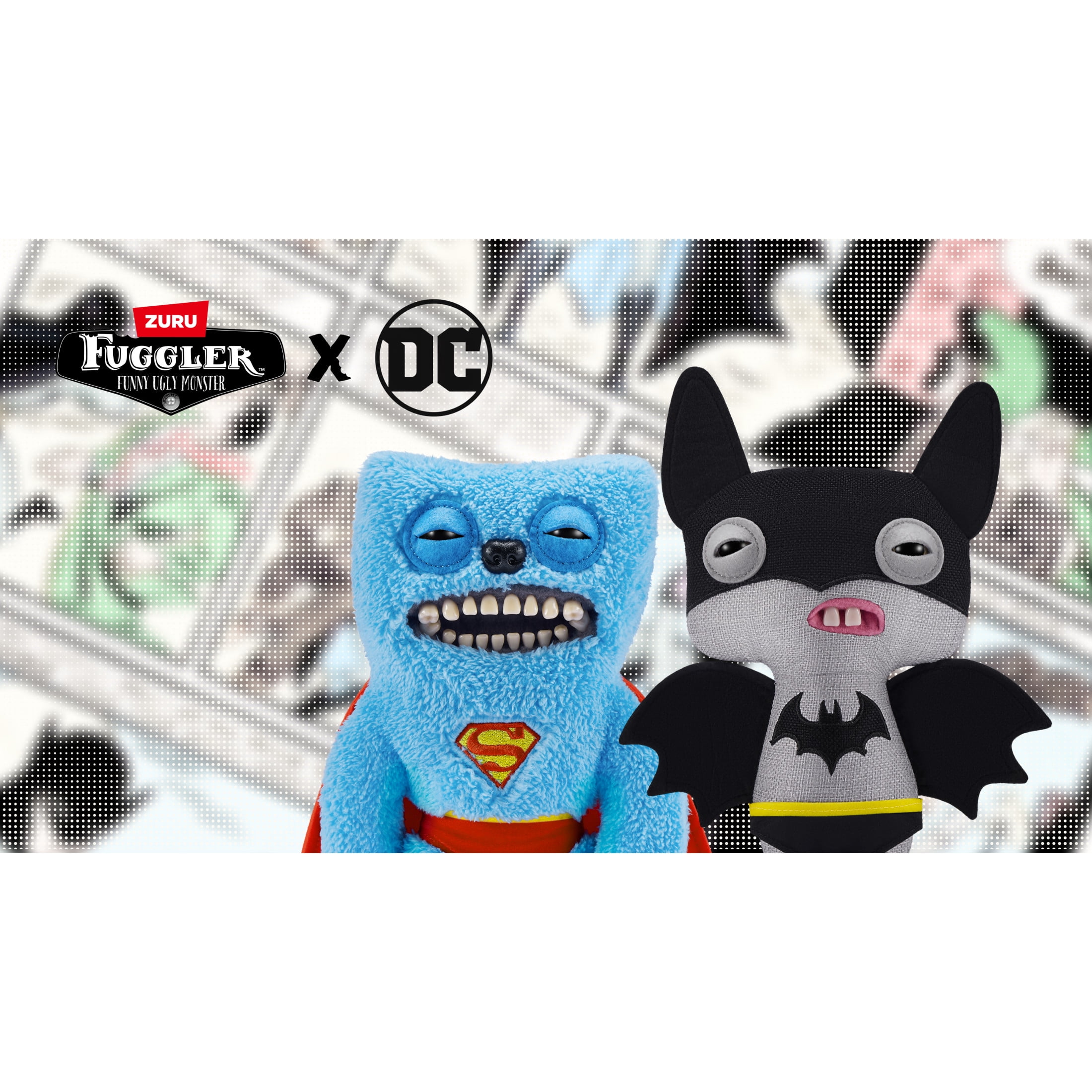 Fuggler x DC 9 inch DC Comics (Batman), Funny Ugly Monster Soft Plush Collectible Toy by ZURU