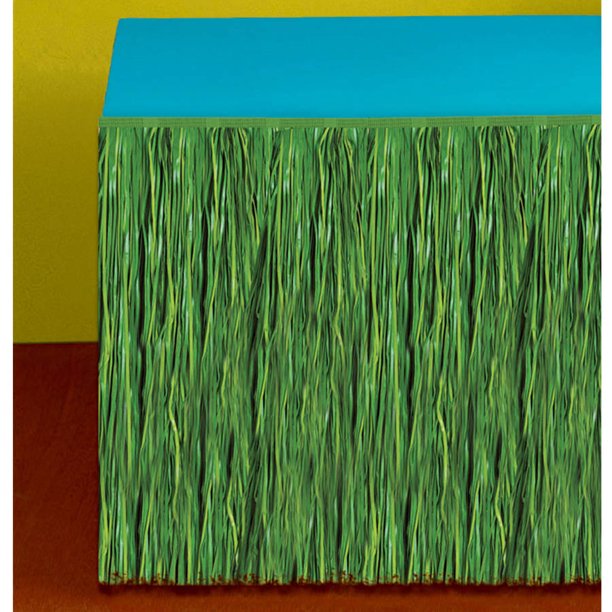 Green Grass Table Skirt