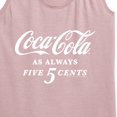 thumbnail image 3 of Coca-Cola - As Always Five Cents  - Women's Racerback Tank Top, 3 of 5