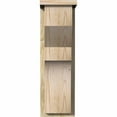 thumbnail image 2 of 8"W x 10"D x 26"H Monterey Rough Sawn Corbel w/Backplate, Douglas Fir, 2 of 9