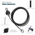 thumbnail image 2 of Gymnastics Cable, Rope Steel Wire Fitness DIY LAT Home Gym Pulley Cable Machine Strength Training Cable, 2 of 4