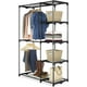 thumbnail image 1 of Closet Ropero Armable con repisas de Metal resistente color negro Closets Armables México Reforzado, 1 of 6