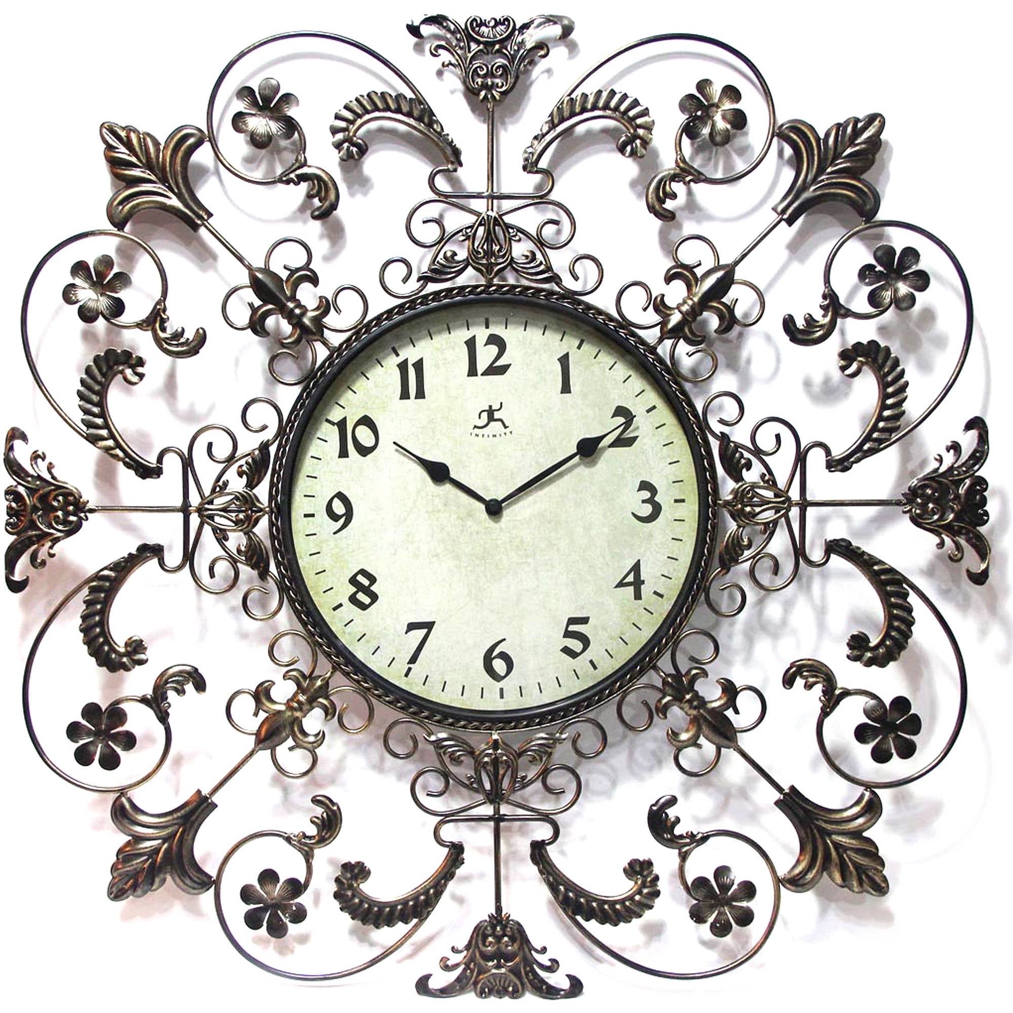 Infinity Instruments Metal Fusion Wall Clock Walmart