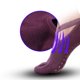 thumbnail image 4 of Calcetines de pilates antideslizantes oso de fresa 2 pares de algodón con agarre talla UK 3.5 - 9, 4 of 4