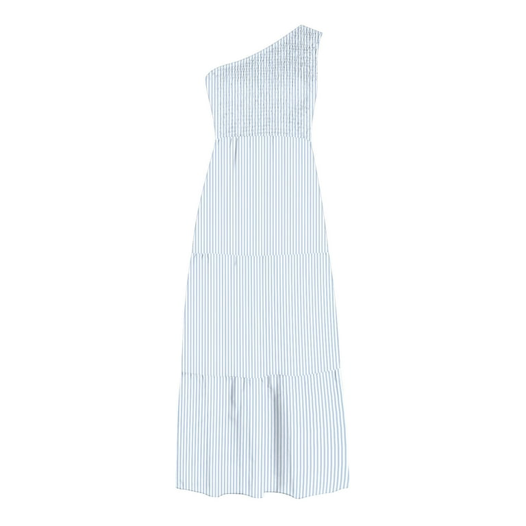 White maxi summer dress with high waist 4445 White maxi summer dress with high waist 4445