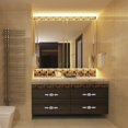 thumbnail image 1 of Tiradores de cajón de cristal con forma de diamante con placa plateada y tornillos para puerta de cocina, armario, cajón, dormitorio, tocador, decoración de muebles, 170 mm (paquete de 4), 1 of 2