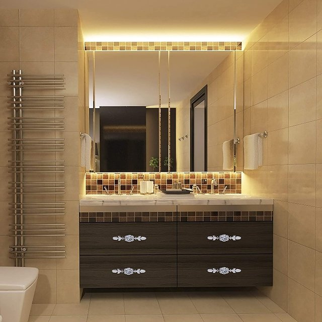 Tiradores de cajón de cristal con forma de diamante con placa plateada y tornillos para puerta de cocina, armario, cajón, dormitorio, tocador, decoración de muebles, 170 mm (paquete de 4)