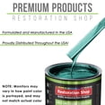 thumbnail image 4 of Dark Teal Metallic Quart Kit Low VOC URETHANE BASECOAT Car Auto Body Paint Kit, 4 of 6