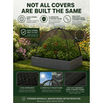 thumbnail image 5 of NuVue Products 32100 Pop-Up Garden Netting Pest Guard Mesh Plant Cover Tents for Pest and Animal Control, Pack of 2, Black, 22" x 22" x 22", 5 of 10