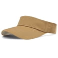 thumbnail image 2 of Trgacdwlo Sports Sun Visor Hats Adjustable Long Brim Cooling Lightweight UV Protection Sun Hat for Men Women Outdoors Brown, 2 of 4