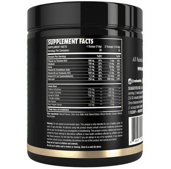 RARI Nutrition - INFINITY Preworkout - 100% Natural Pre Workout Powder - Keto and Vegan Friendly - Energy, Focus, and Performance - Men and Women - No Creatine - 30 Servings (Strawberry Lemonade) - image 3 of 5