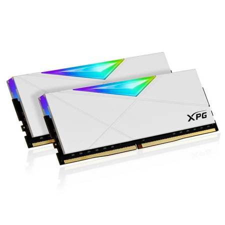 ADATA - XPG SPECTRIX  AX4U32008G16A-DW50 D50 16GB 2x8GB 3.2GHz CL16 RGB Desktop Memory - White