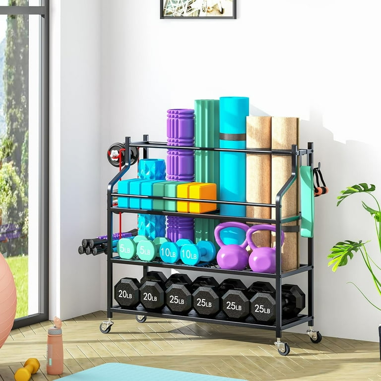 Home gym equipment storage sale