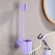 thumbnail image 1 of Xihbxyly Soporte Ajustable para Secador de Pelo, Diseño de Montaje En Pared, Cuello Flexible Giratorio de 360°, Manos Libres, Almacenamiento Compacto, Organizador de Baño Multiusos, Morado, Tamaño 10, 1 of 6