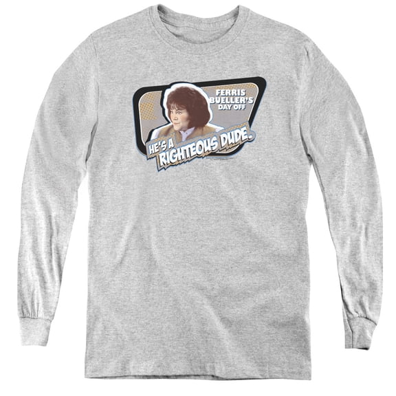 Ferris Bueller - Grace - Youth Long Sleeve Shirt - Small