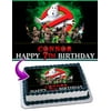 Ghostbusters Edible Cake Image Topper Personalized Picture 1/4 Sheet (8"x10.5")